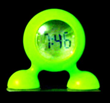 Prop the clock!