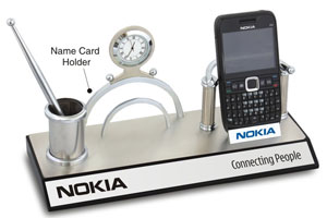 A desk organizer that also holds your phone! 